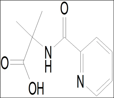 alanín,2-metyl-N-(2-pyridinylkarbonyl)-; Číslo CAS: 125686-76-2